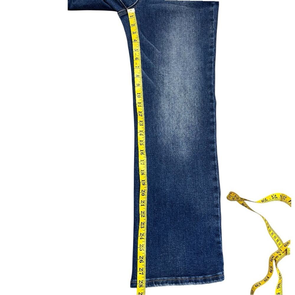 Risen Jeans Sz 30 High Rise Straight Slim Flare Ankle Jeans - RDP5711 - Picture 14 of 15